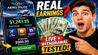 Aero Pilot Pro App Review | Earnings Display & Withdrawal System Explained screenshot 4