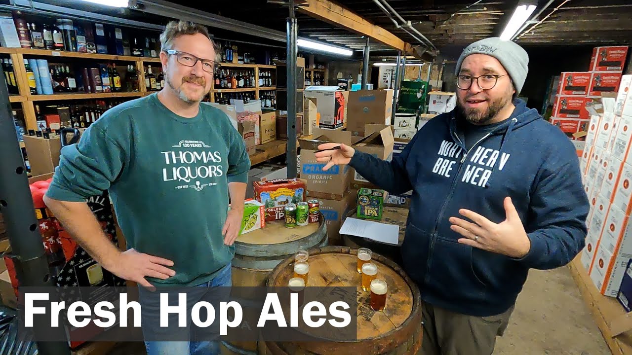 Fresh Hop Ales Tasting & Discussion Fitty & Chip's Brew Review YouTube
