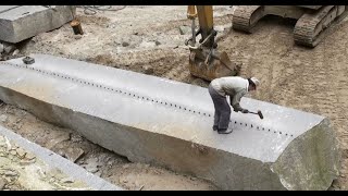 Amazing Fastest Stone Splitting Technique - Incredible Modern Granite Mining Machines Technology by Machinery Magazine 12,953,786 views 3 years ago 12 minutes, 27 seconds