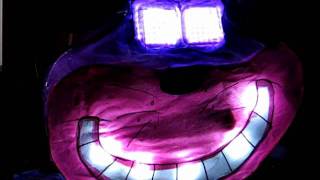 Cat lantern with Rainbowduino eyes