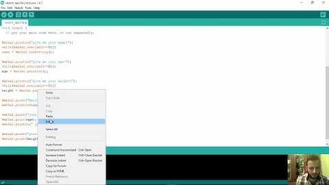 Tutorial 9   Arduino   Simple Example Using Int, Float and Strings on Serial Monitor