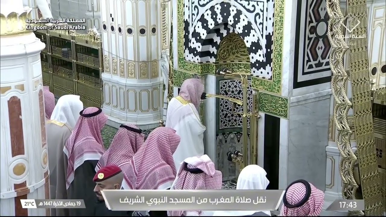 صلاة المغرب للشيخ صلاح البدير 19 جمادى الآخرة 1447هـ