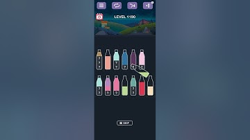 water sort puzzle -sort color puzzle game level 1190