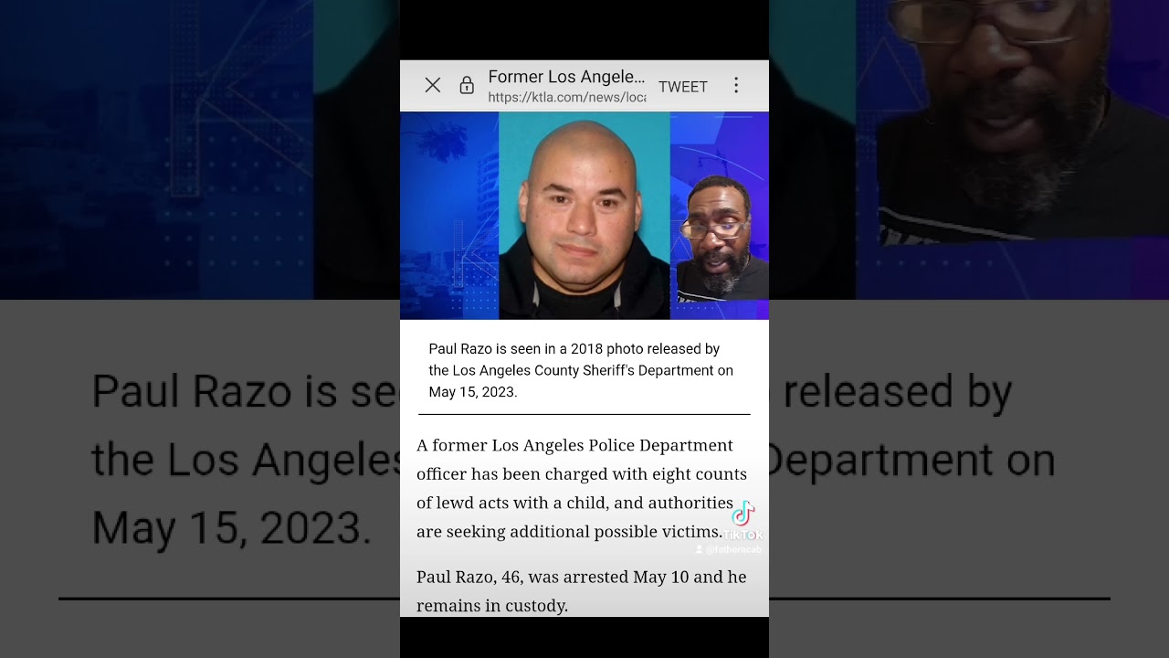 Former LAPD Cop accused of being a child predator. #losangeles #california