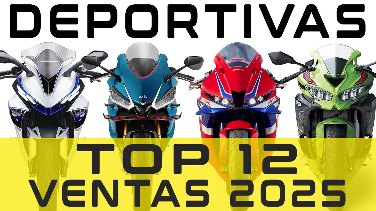Ranking de ventas motos deportivas en 2025