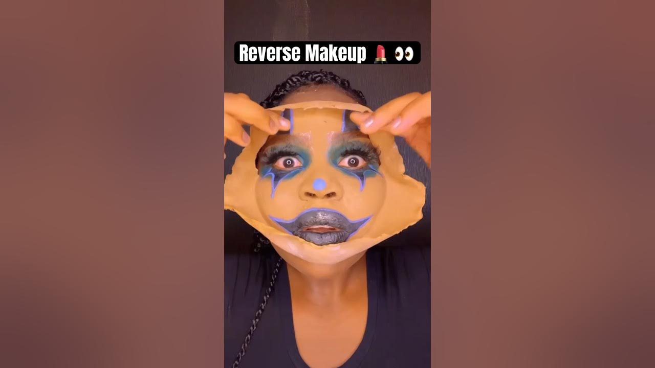Latex Glue Makeup In Reverse shortsfeed makeup makeupchallenge latex-glue-makeup-in-reverse-shortsfeed-makeup-makeupchallenge