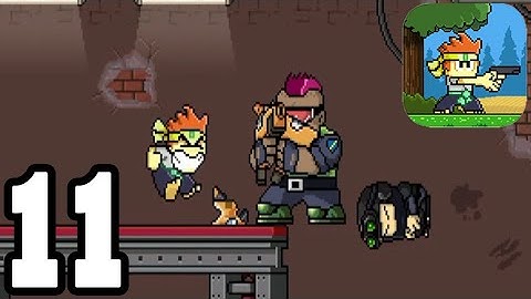 Dan the Man: Action Platformer - Gameplay Walkthrough Part 11 - Stage 8-4-1 (Android/iOS)