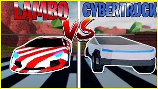 Roblox Jailbreak Cybertruck Vs Lambo Preuzmi - roblox jailbreak tesla cybertruck