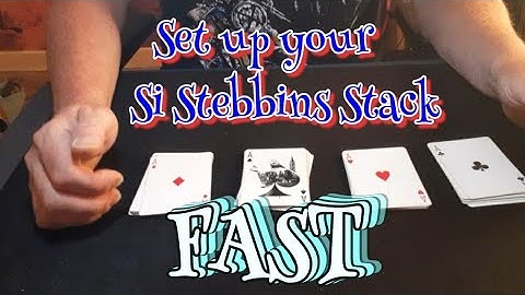 Stack the deck super fast.
