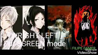 Bungou Stray Dogs 3ª Temporada Episódio 12: Som de inserção「WRIGHT LEFT」 Por SCREEN mode