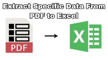 How to Extract Specific Data from PDF to Excel || how to extract specific text from a pdf to excel