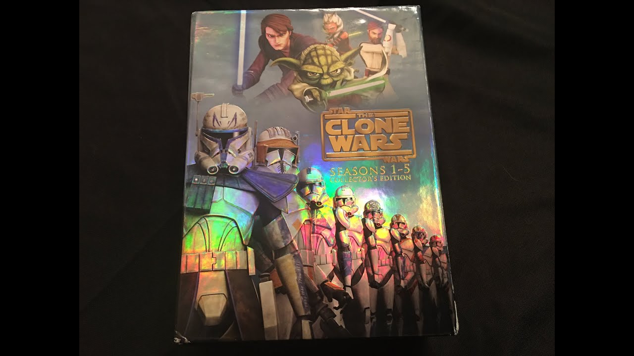 Star Wars The Clone Wars Series 1-5 Blu-ray Boxed Set Unboxing - YouTube