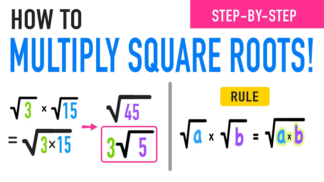 Multiplying Square Roots Rule Explained! - YouTube