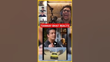 Tanmay Bhat and friends react to funny BeerBiceps video #funny #shorts #tanmaybhat #reactionvideo