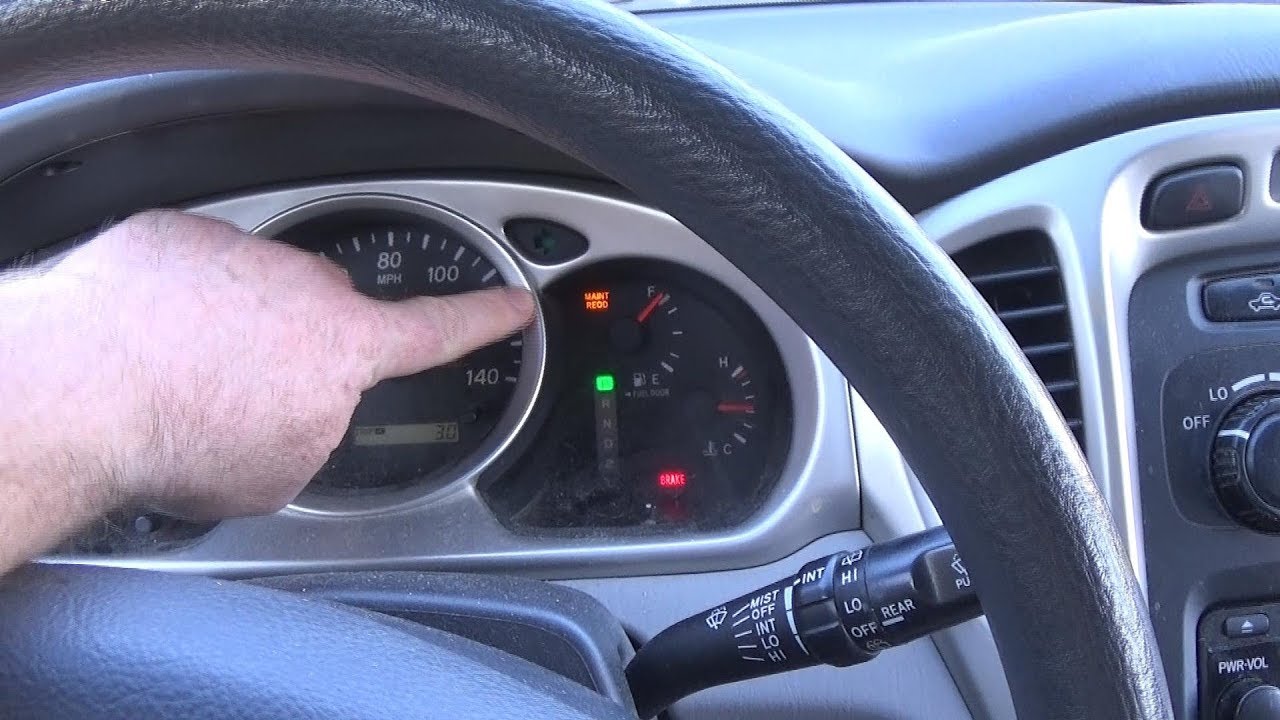 How to turn off your maintenance required light on a 2007