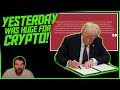 Yesterday was the BIGGEST Day In Crypto History! || Dan Heilman Investing