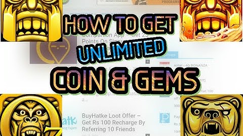 Temple Run - HOW TO GET UNLIMITED COINS & GEMS || CANDYTRICKS.IN