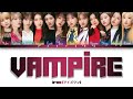 IZ*ONE (アイズワン) - &lsquo;Vampire&rsquo; (Color Coded Kan_Rom_Eng) Lyrics