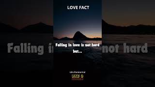 Falling in love is not hard but.... #music #love #shorts #shortvideo