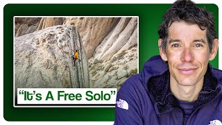 Alex Honnold on Climbing 45ft Highball Boulder | 'Too Big To Flail'