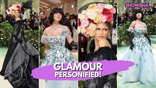 Zendaya Changes Into Second Outfit With Big Flower Hat, Long Train; Sydney Sweeney Stuns At Met Gala