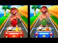 【マリオパーティ100ミニゲームコレクション】ミニゲームバトルマリオVsルイージVsピーチVsデイジー(CPUの強さ：｢たつじん」)