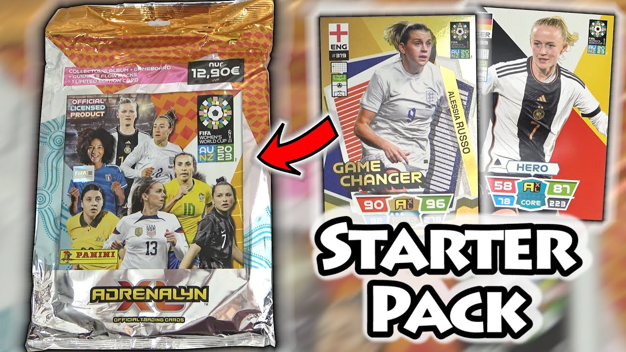 Panini FIFA 2023 Women's World Cup Adrenalyn XL Starter Pack