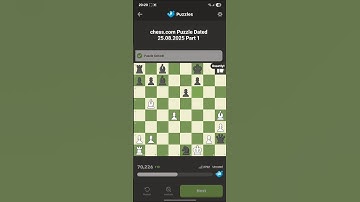 Chess.com Puzzle dated 25.08.2025 #cgess #chess #chessgame #chesspuzzle #shorts #viralshorts #check