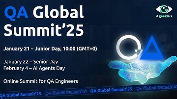 QA Global Summit 25 - Junior Track