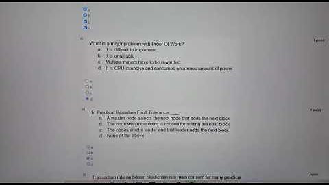NPTEL Blockchain and its Applications week 11 assignments answers