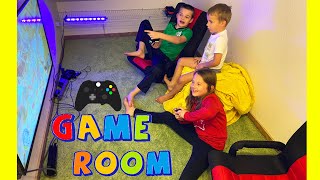 Game Room Makeover - Designing a Kids Hangout in a Closet