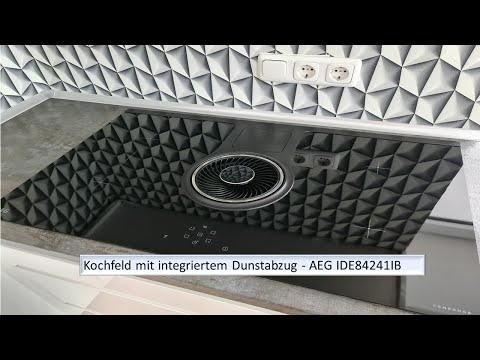 Kochfeld mit integriertem Dunstabzug AEG IDE84241IB - Kurztest, Vorstellung