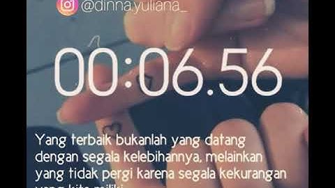 Video Literasi 30 Detik || Story WA kekinian terbaru #1
