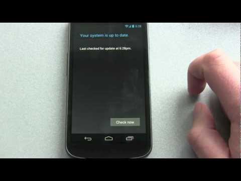 How to get the 4.1.1 Jelly Bean OTA Update - Galaxy Nexus