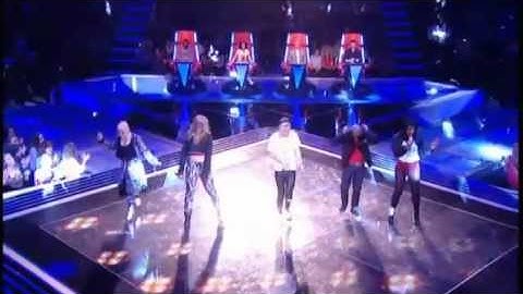 Team Danny and Team Jessie Group Performance- The Voice UK- Results 1