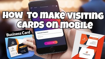 How To Create Visiting Card On Mobile | Phone Se Visiting Card Banaye 2024