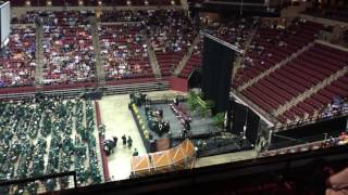 Boy collapses during High school graduation.