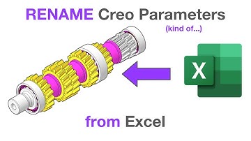 RENAME Creo Parameters from Excel (kind of)