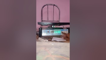 #unitech #calibration Electronic scale calibration