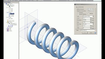 Helix in Alibre Design (Legacy Interface)