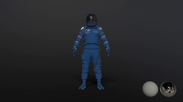 Turntable BOEING STARLINER SPACE SUIT