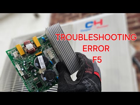 COOPER HUNTER MINI SPLIT ERROR CODE F5 TROUBLESHOOT