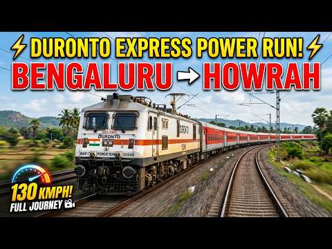 Monster Duronto Express 💥 Bengaluru to Howrah Power Run | Journey Experience