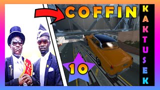 DANCE COFFIN ON FUNERAL MEME COMPILATION | #10 | ASTRONOMIA SONG | BeamNG Drive