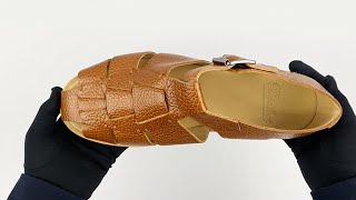 Paraboot Pacific Sport Sandals Miel Graine Gold 123346 shorts