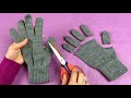 Look What I Did By Cutting The Glove This Way! A Super Sewing Idea.