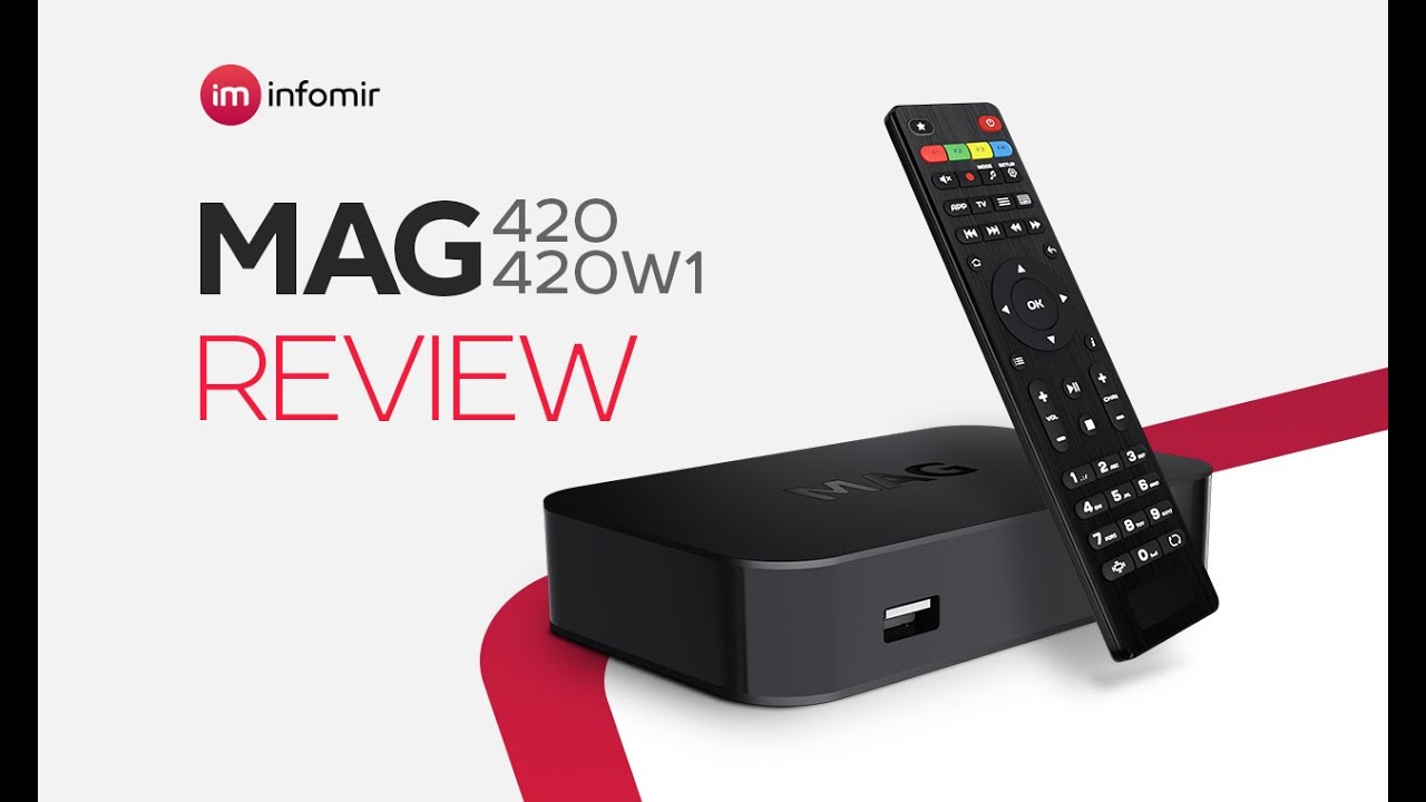 MAG 420 Genuine Original Infomir MAG420 4K IPTV Set Top Box Multimedia Player TV 