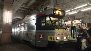 【再見&感謝二期車 (3)】港鐵 LRT 川崎製二期輕鐵 (1086/1209) 榮休班次駛離元朗站一台