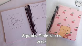 DIY Agenda minimalista 2024 [ Imprimible ]