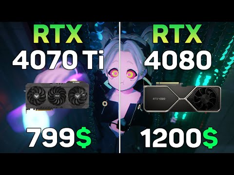 RTX 4070 Ti vs RTX 4080 - 10 Games Test